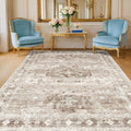Washable Boho 6x8 Area Rug for Living Room by HazoHaus