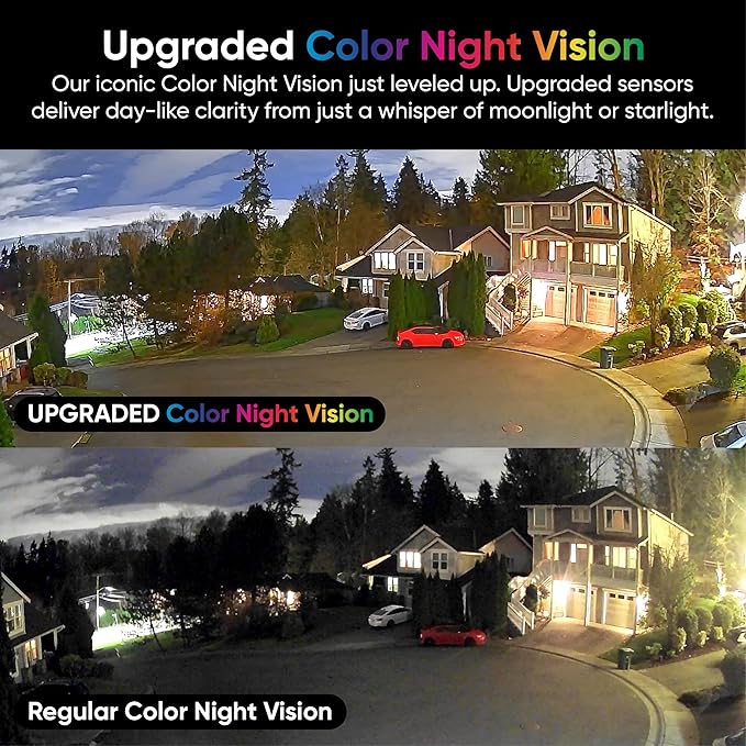 Wyze Window Camera, WiFi Indoor HD Home Security Camera, Upgraded Color Night Vision, Anti-Glare, AI-Powered Motion Detection, Easy & Quick Setup, 24/7 Recording, Works w/Alexa & Google