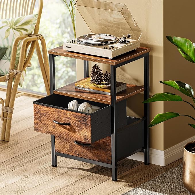 Huuger Night Stand Set of 2, Nightstand - Image 2