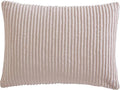 Beatrice Home Fashions Channel Chenille Standard Sham, Blush | Soft, by BeatriceHomeFashions