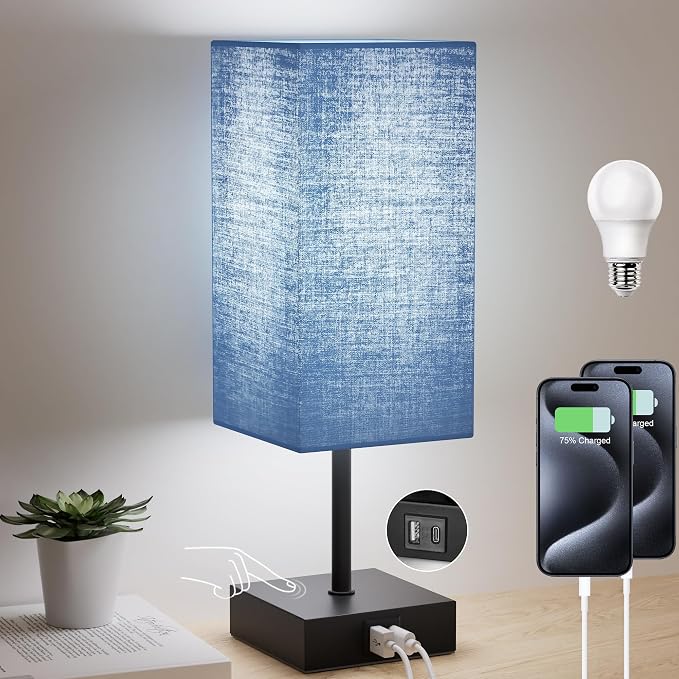 Bedside Table Lamp for Bedroom by Sailstar