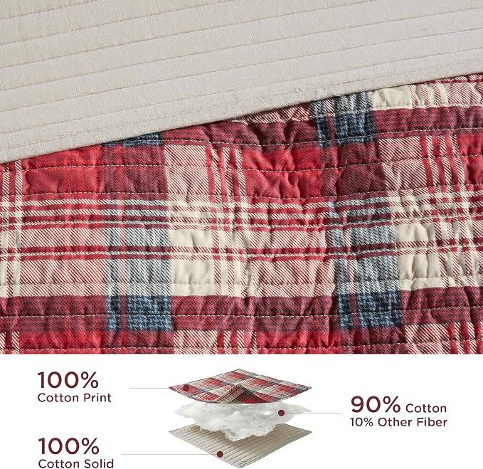 Woolrich Reversible Quilt Cabin Lifestyle Design - Image 3