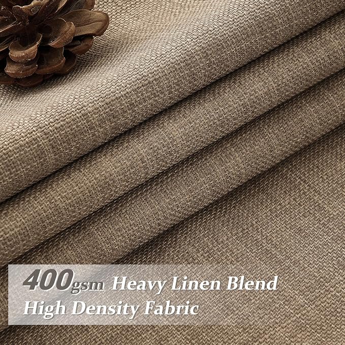Rust Brown Pinch Pleated Blackout 90 Inch Curtains - Image 2