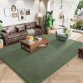 Sage Green Area Rugs for Bedroom Living Room, 4x6 Memory Foam Rug | Thickened by AmeareaDirect