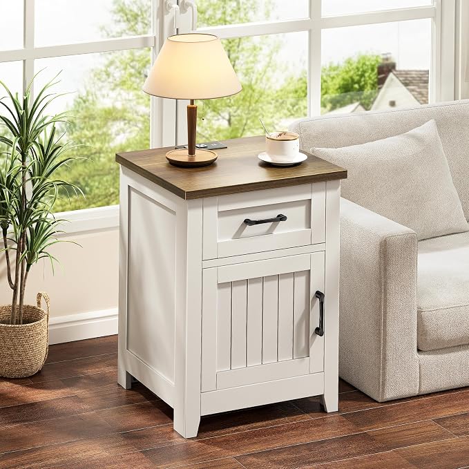 Decofy Farmhouse Nightstand - Image 6