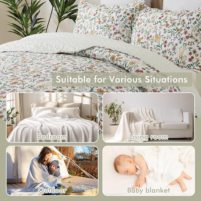 Etwel Lightweight Queen Size Quilt Set - Image 4