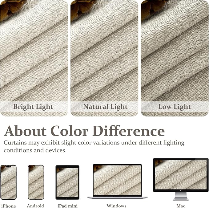 Extra Wide 70 Inch Blackout Pleated Curtains 120 Inches Long - Image 10