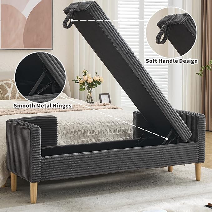 Chifee & Vingol 65.35" W Ottoman - Image 4
