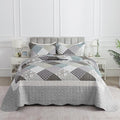 Etwel Lightweight Patchwork Queen Size Quilt Set by Unknown