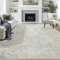 8x10 Area Rugs for Living Room Washable Bedroom Dining Room Beige Grey | Modern by Aelenmu