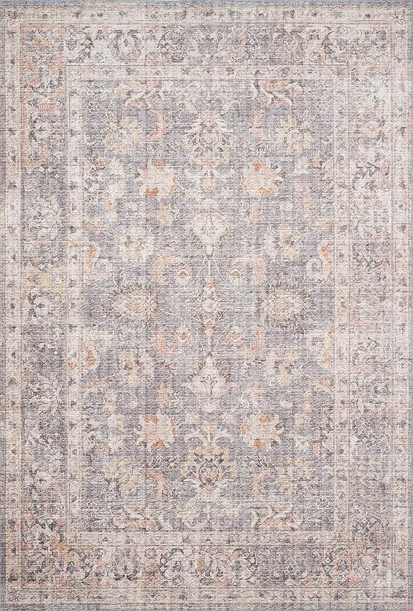 Loloi Skye Collection SKY-01 Grey/Apricot 9'-0" x 12'-0" Area Rug