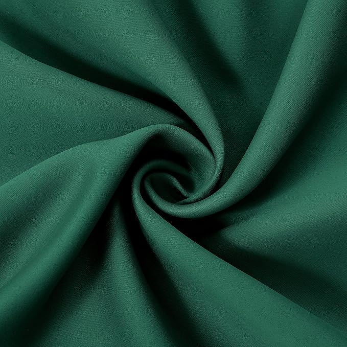 Diraysid Green Grommet Blackout Curtains - Image 8
