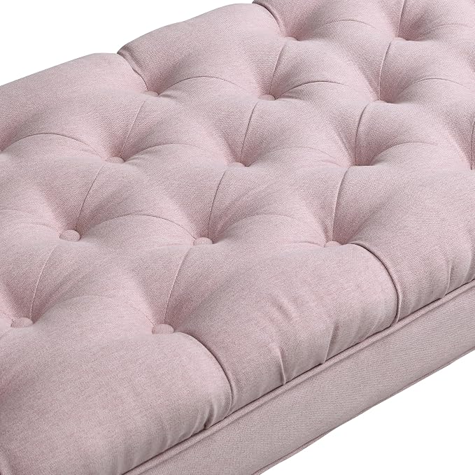 Christopher Knight Home Teaki Mid-Century Modern Upholstered Ottoman Bench - Image 11