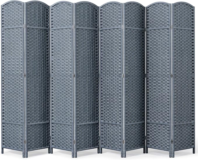 Outdoor Privacy Screen 8-Panel Folding Room Divider Space Partition | 67"H by Jostyle