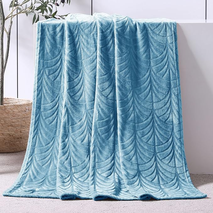 Whale Flotilla Soft Flannel Fleece Throw Blanket - Image 2