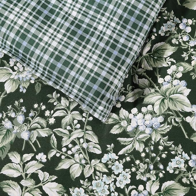 Laura Ashley - King Comforter Set, Soft & Reversible Cotton Bedding, Medium - Image 5