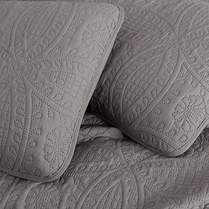 Chezmoi Collection Austin 3-piece Oversized Bedspread Coverlet Set - Image 8