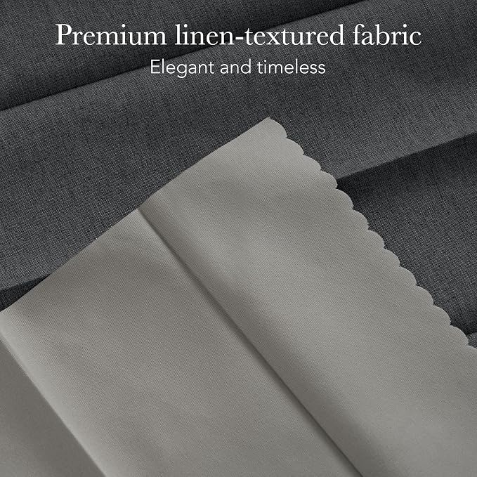 RYB HOME Accordion Style Room Divider Curtains 100% Blackout | Curtain - Image 4