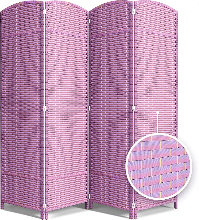 Sorbus 4 Panel Room Divider 6 ft. Tall - Image 7