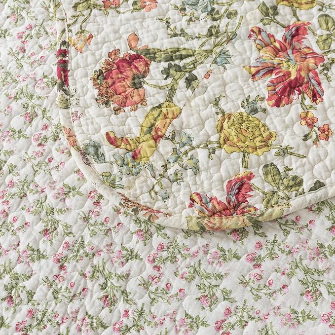 Etwel 100% Cotton Patchwork Queen Size Quilt Set - Image 8