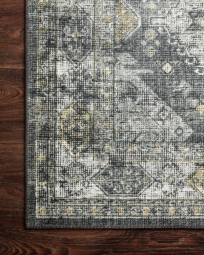 Loloi II Skye Collection SKY-09 Graphite/Silver 2'-3" x 3'-9" Accent Rug
