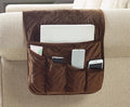 Brilliant Sunshine Chocolate Velvet Couch Armrest Cover, Armrest Organizer & by BrilliantSunshine