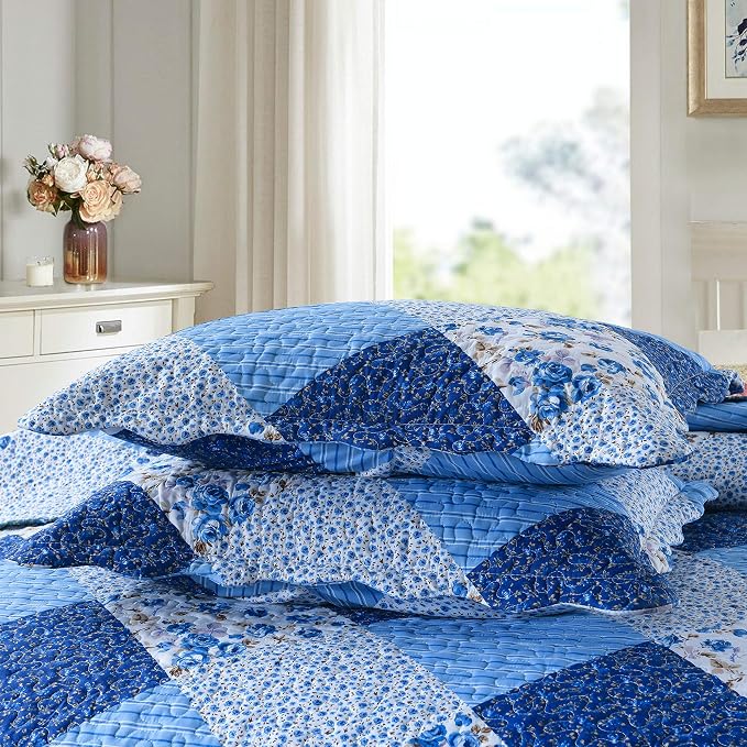Bedspread Quilt Sets 3-Piece Lightweight Coverlet Set - Image 7
