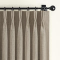Blackout Pinch Pleated Living Room Curtains 84 Inches Long 2 Panels Set by PleatedDrapes