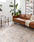Loloi Skye Collection SKY-01 Blush/Grey 6'-0" x 9'-0" Area Rug
