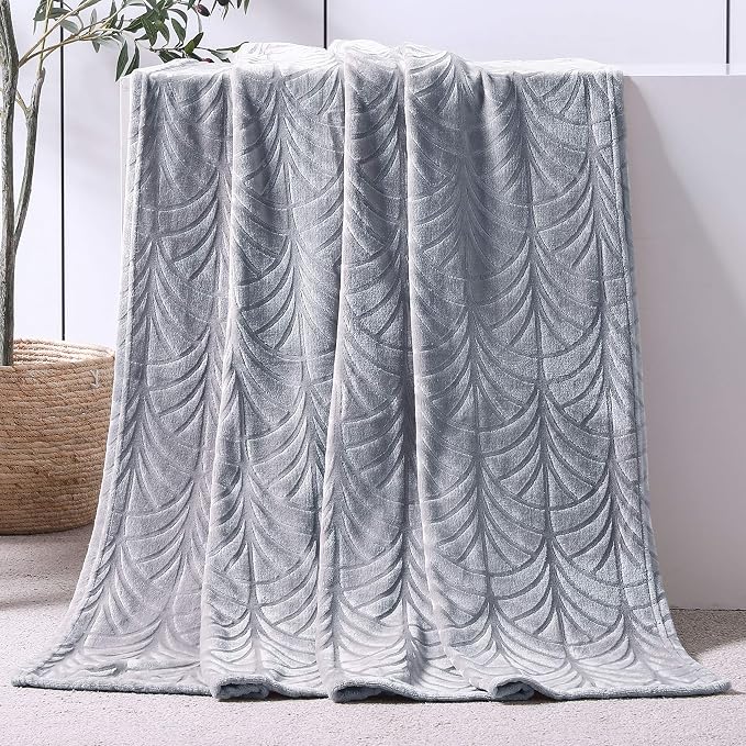 Whale Flotilla Soft Flannel Fleece Throw Blanket - Image 2