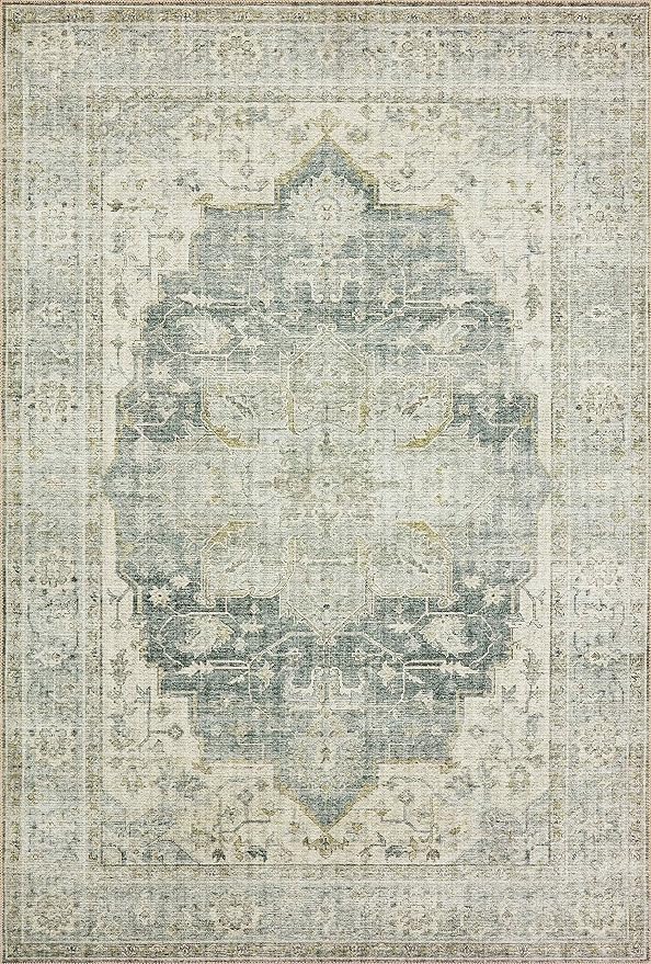 Loloi II Skye Collection SKY-12 Charcoal/Dove 7'-6" x 9'-6" Area Rug