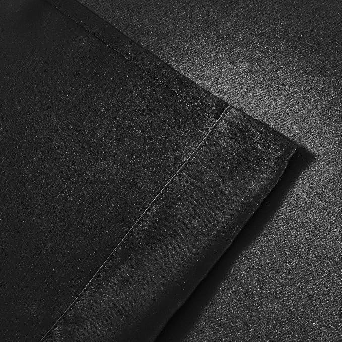 Bujasso Black Full Blackout Curtains - Image 7