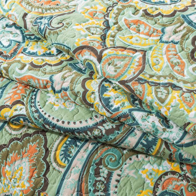 Etwel Lightweight Cotton California King Quilt Set - Image 9