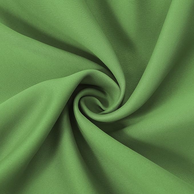 100% Blackout Light Green Curtains - Image 7