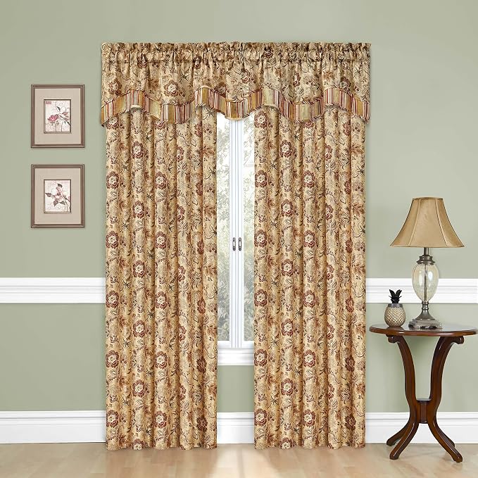 Waverly Traditions Navarra Farmhouse Scalloped Rod Pocket Valance - Image 4