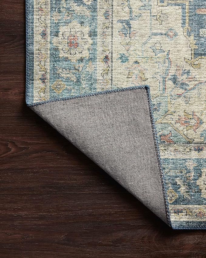 Loloi Skye Collection SKY-12 Ocean/Multi 2'-0" x 5'-0" Accent Rug