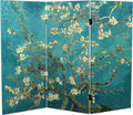 Red Lantern Double Sided Works of Van Gogh Canvas Folding Screen by RedLantern