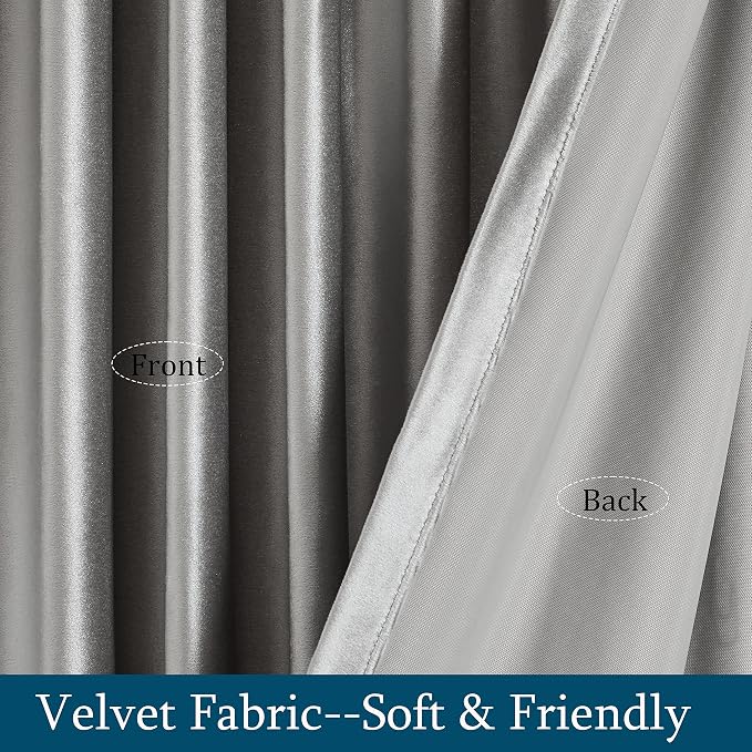 PRIMROSE Silver Grey Curtains 84 inch - Image 5