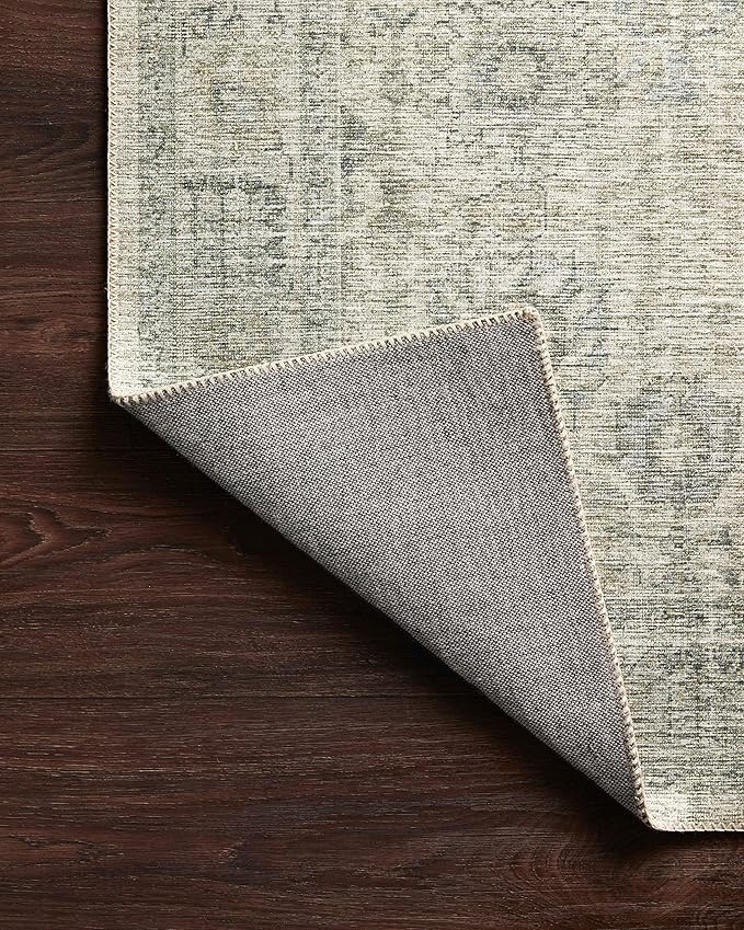 Loloi Skye Collection SKY-14 Natural/Sage 7' x 9' Oval Area Rug
