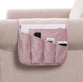 Brilliant Sunshine Silver Pink Velvet Velvet Couch Armrest Cover, Armrest by BrilliantSunshine
