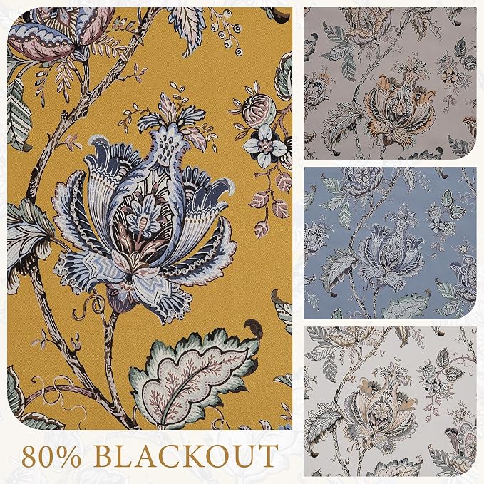 NICETOWN Curtains for Living Room 96 Inches Long 2 Panels, Room Darkening - Image 9