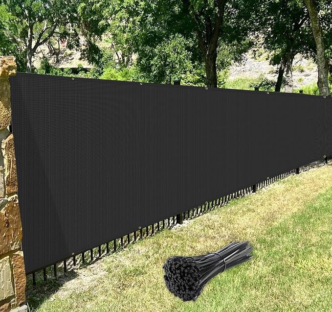 Windscreen4less 6'x50' Privacy Fence Screen Heavy Duty Windscreen Fencing Mesh - Image 8